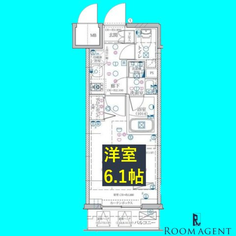 ディアレイシャス東別院の間取り