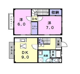 【間取り】 | ドミールシャンテ