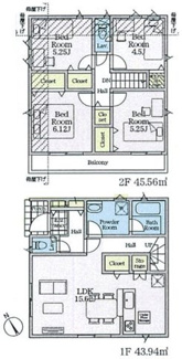 【間取り】 | 【仲介手数料無料！！】調布市富士見町3丁目　新築戸建て（全8棟）4号棟　6890万円