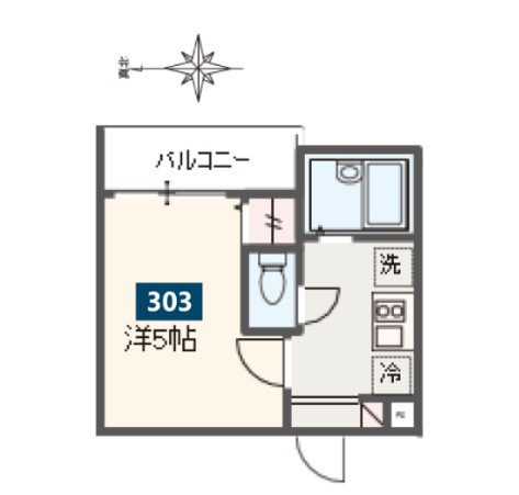 MELDIA扇大橋Ⅲの間取り