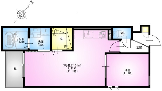 REGALEST　HINATAの間取り