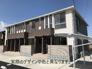 東松山市松葉町　アパート新築工事の外観|同型タイプ