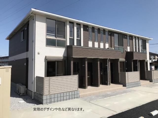東松山市松葉町　アパート新築工事の外観|同型タイプ