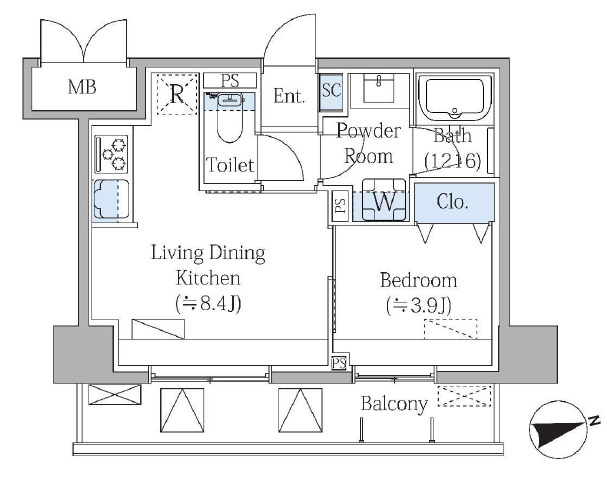 【間取り】 | Ｇｒａｎｄ　Ｍａｒｋ　Ｒｅｓｉｄｅｎｃｅ大森