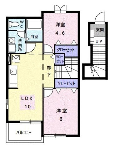 プリマベーラ・Ｋの間取り
