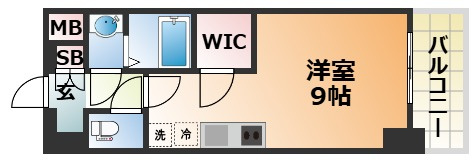 Alivis神戸駅前の間取り