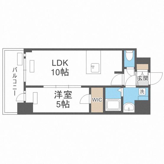 【間取り】 | プレサンス大国町ラヴェニール