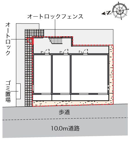クレイノ南品川ハイツⅢの区画図