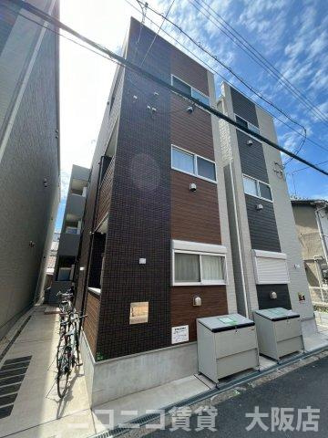 大阪市生野区巽北３丁目のアパートの外観
