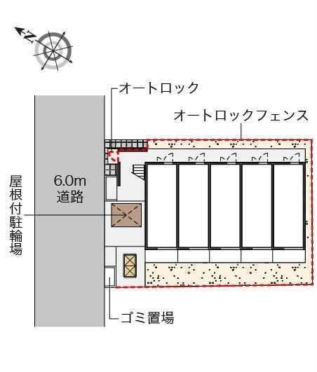 レオパレスＨＩＭＡＷＡＲＩの区画図