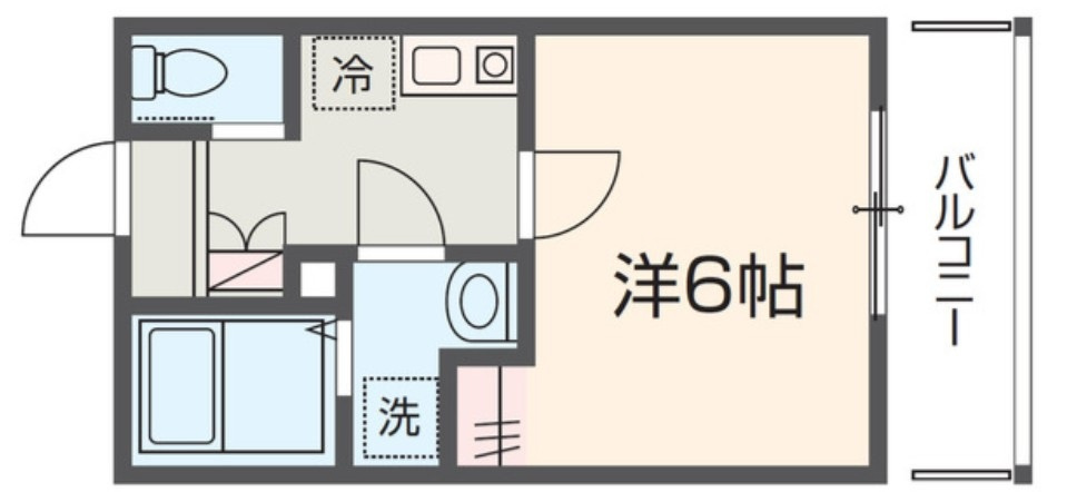 アース所沢の間取り