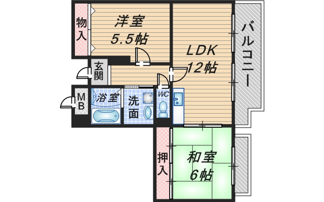 ベルヴュー桜の町の間取り