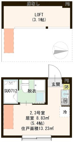 【間取り】 | プランドール富士見台