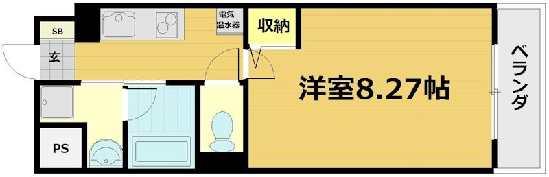フラット オクaの間取り
