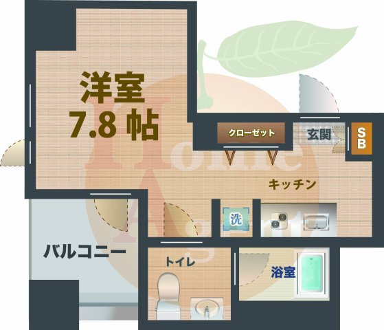 【間取り】 | スパシエ新高円寺 | 1Rのお部屋です。