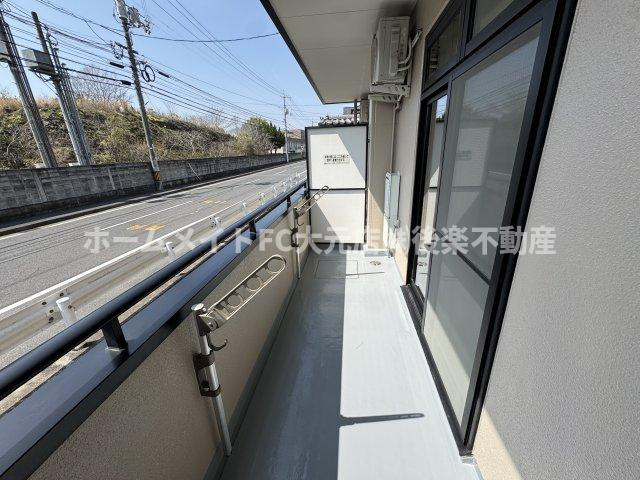 マスカットマンション弐番館のバルコニー