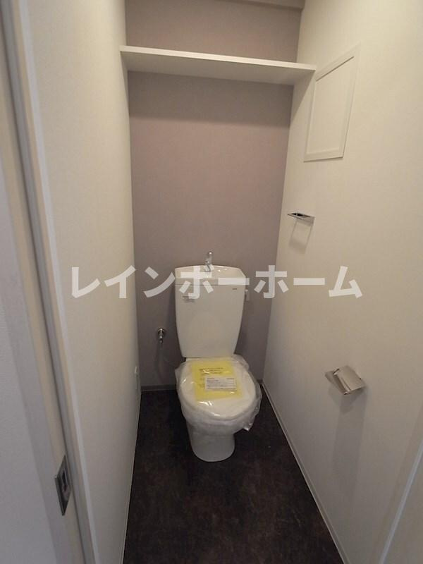エスポワール鎌ヶ谷 のトイレ|落ち着いた色調のトイレです