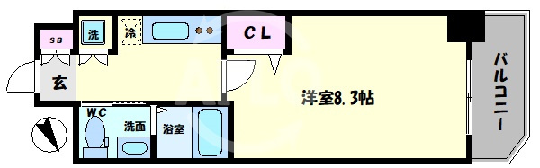 ディナスティ玉造の間取り|ディナスティ玉造　間取り