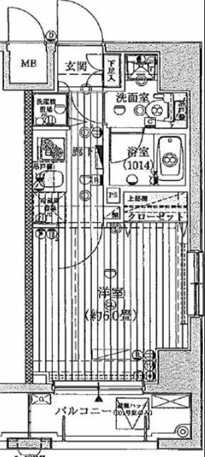 プレール・ドゥーク東京ノースⅡの間取り