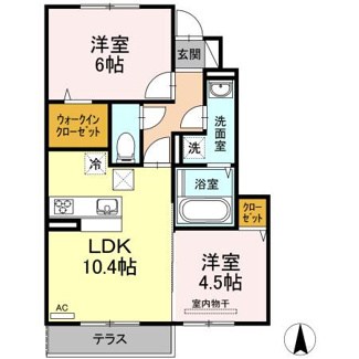 【間取り】 | リヴェール南吉田