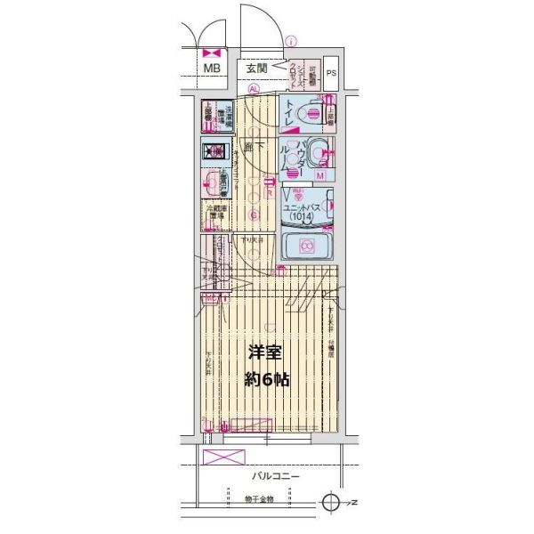 プレサンス THE KYOTO 彩美の間取り