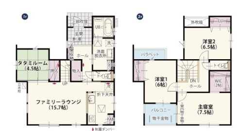 【間取り】 | クライン深谷市岡 第3期　新築住宅