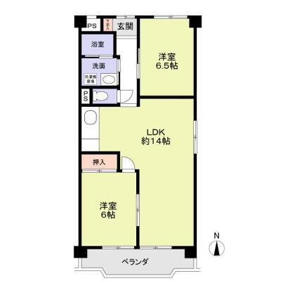 【間取り】 | コーポ南野