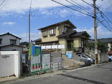 広島市西区己斐大迫３丁目の新築一戸建の前面道路含む現地写真