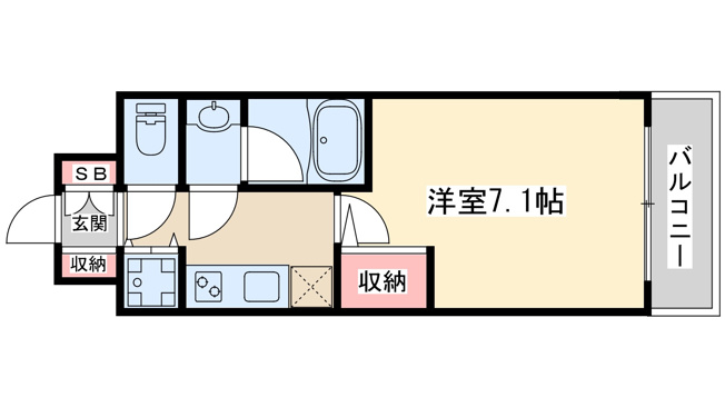 【間取り】 | スプランディッド新大阪5