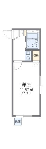 レオパレス姫路第３の間取り