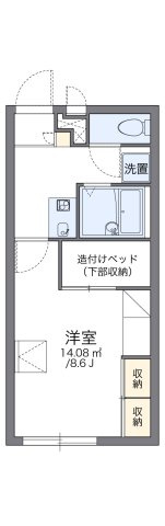 レオパレスさくらＣの間取り