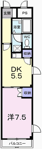 メゾンソレイユの間取り
