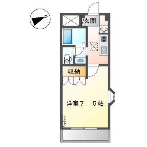 カサミラドール・クレマの間取り