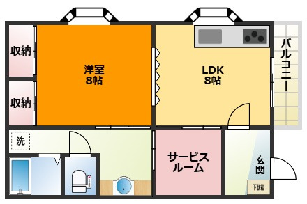【間取り】 | STADIO　NAGASE