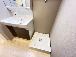仮）白河中山下新築アパートBの洗面所|洗面（イメージ）