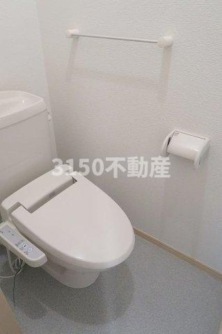 サンハイツ　フィオーレ　Ｃ棟のトイレ|落ち着いたトイレです