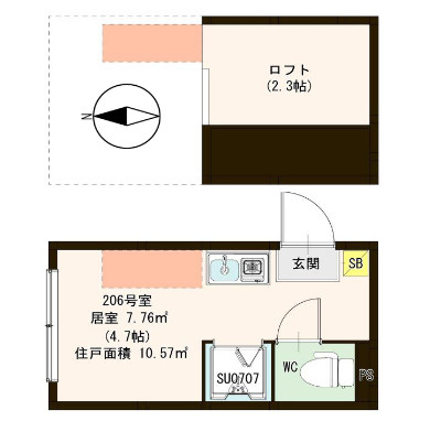 【間取り】 | ハーモニーテラス新小岩Ⅱ