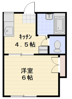 【間取り】 | アレイ古淵２番館 | 間取りです。