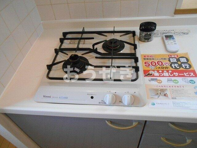 シンシア後楽園の設備|システムキッチン（2口ガスコ…