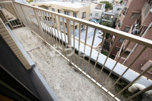 シンシア後楽園のバルコニー