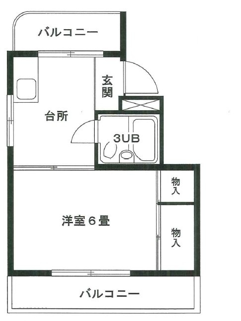 藤ビルの間取り|間取りです。