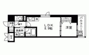 LA BELJOUR 錦糸町 の間取り|間取りです。