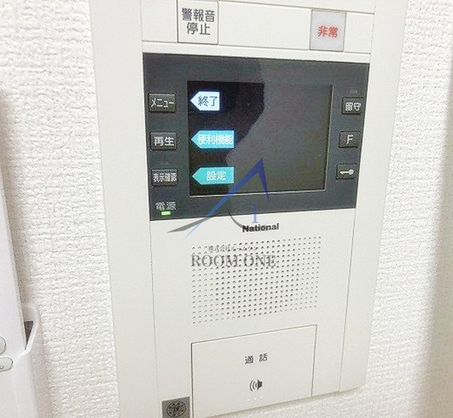 アプレシティ両国のセキュリティ|モニター付きインターホンです。