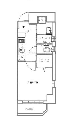 ウィステリア浅草橋の間取り|間取りです。