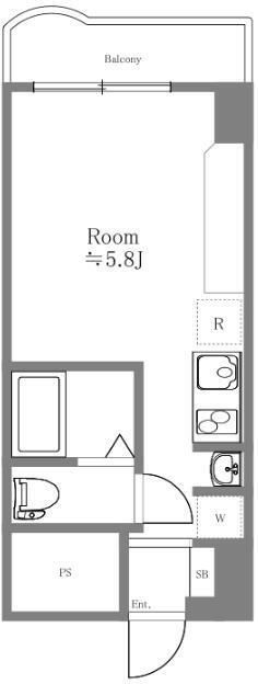 朝日後楽園マンションの間取り|間取りです。