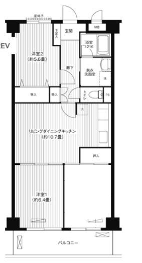 レジデンス雅鷺の間取り|間取りです。