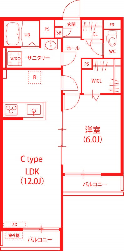 鎌倉市極楽寺１丁目のアパートの間取り