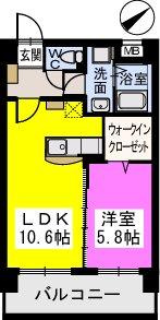 【間取り】 | Court　Midi  