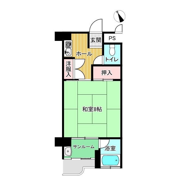 浜松市浜名区三ヶ日町都筑の中古マンションの間取り