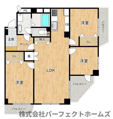 【間取り】の画像